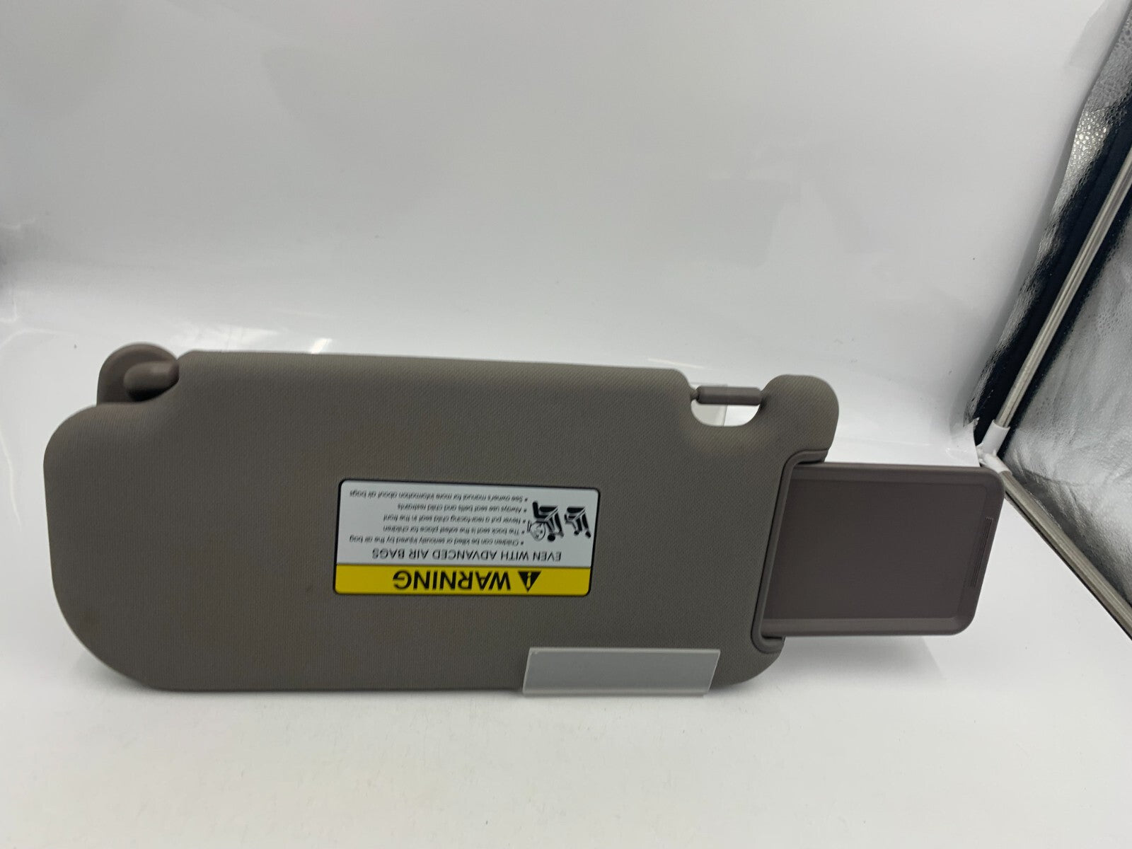 2010-2015 Hyundai Tucson Passenger Sun Visor Sunvisor Gray OEM B01B49034