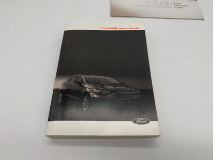 2019 Ford Fusion Owners Manual with Case OEM A02B51076