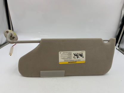 2004-2007 Jeep Liberty Passenger Sun Visor Gray Illuminated OEM D02B02052