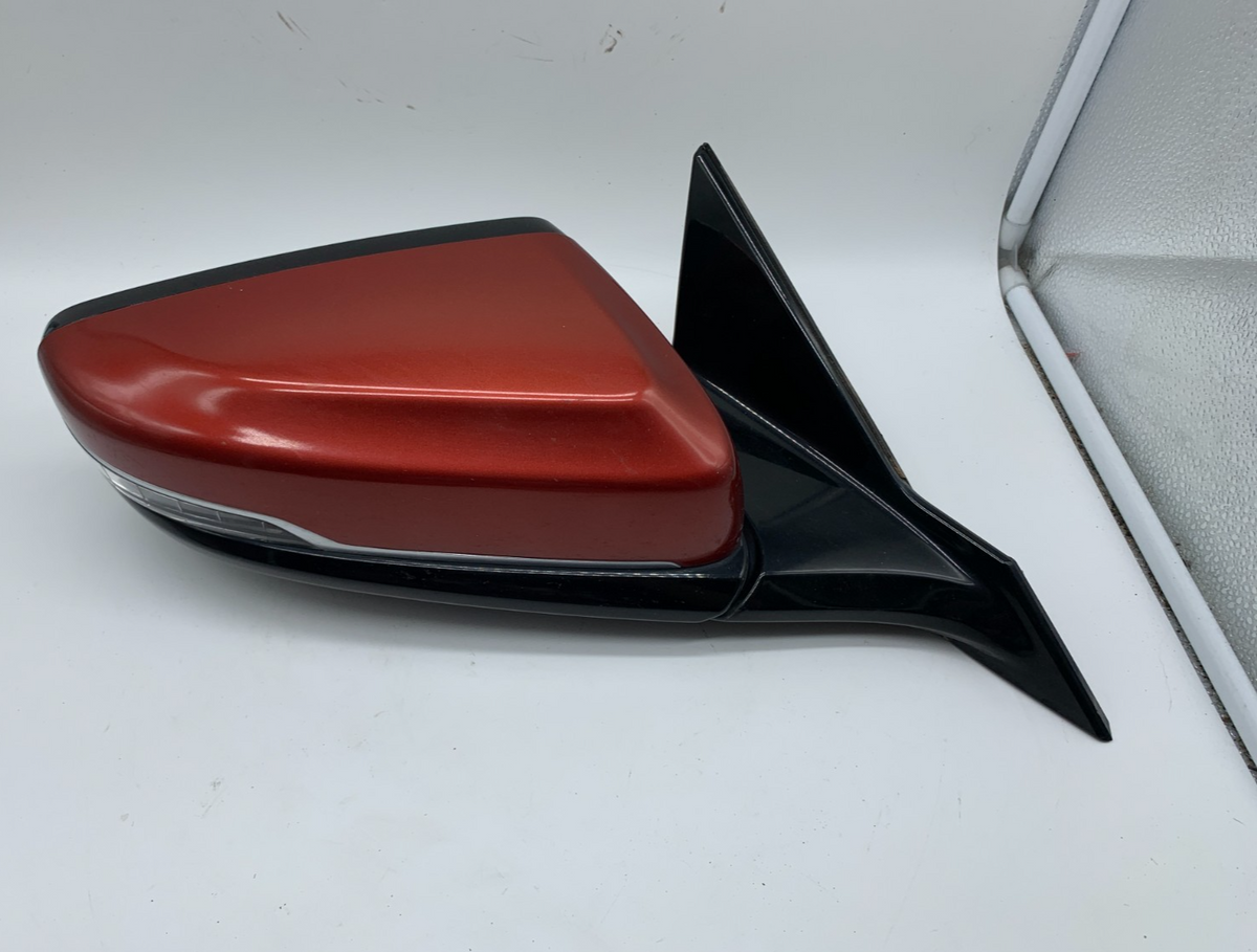 2015-2019 Cadillac CTS Passenger Side View Power Door Mirror Red OEM A01B18004