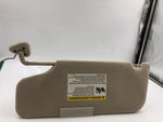 2005-2007 Mercury Montego Passenger Sun Visor Sunvisor Illuminated Tan L02B23052