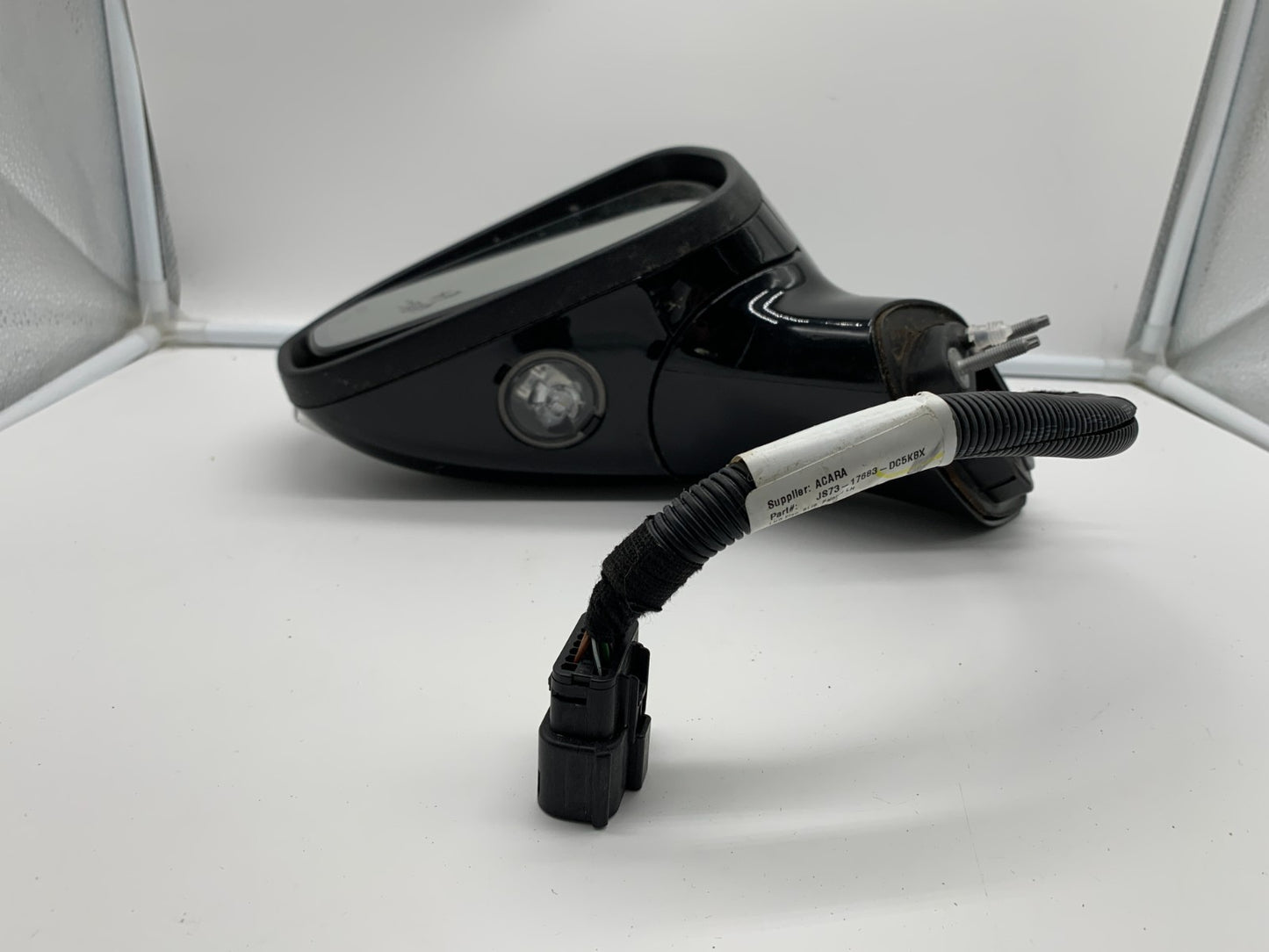 2019-2020 Ford Fusion Driver Side View Power Door Mirror Black BSA OEM