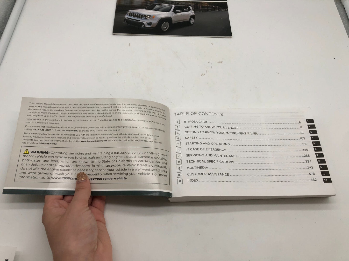 2020 Jeep Renegade Owners Manual Set OEM C01B53025