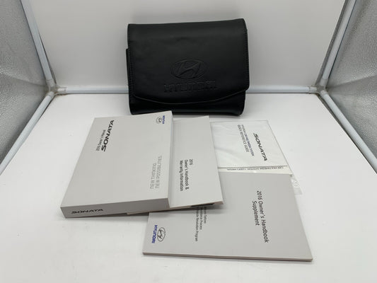 2016 Hyundai Sonata Owners Manual Set with Case OEM