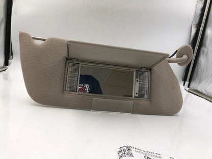 1994-1999 Cadillac DeVille Passenger Sun Visor Illuminated Gray OEM B01B54004