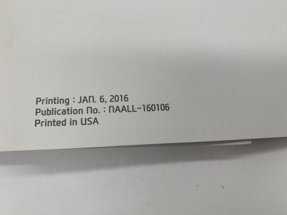 2017 Hyundai Elantra Owners Manual Set OEM A02B54007