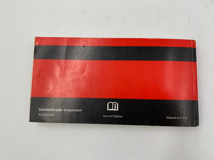 2005 Dodge Caravan Owners Manual OEM E03B57011
