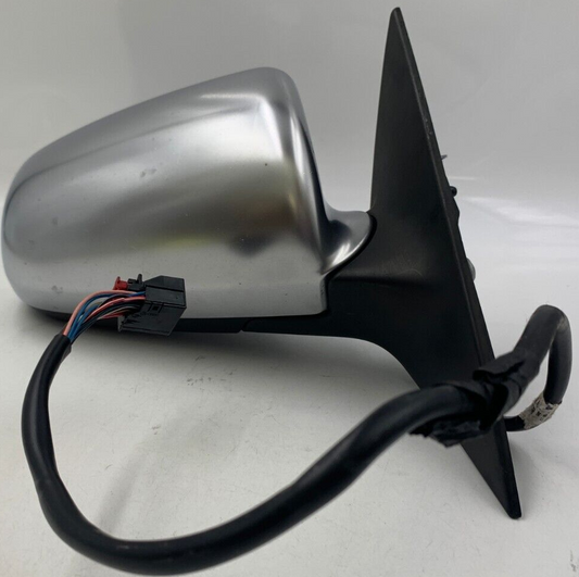 2007-2008 Audi S6 Passenger Side Power Door Mirror Silver No Mirror E04B12015