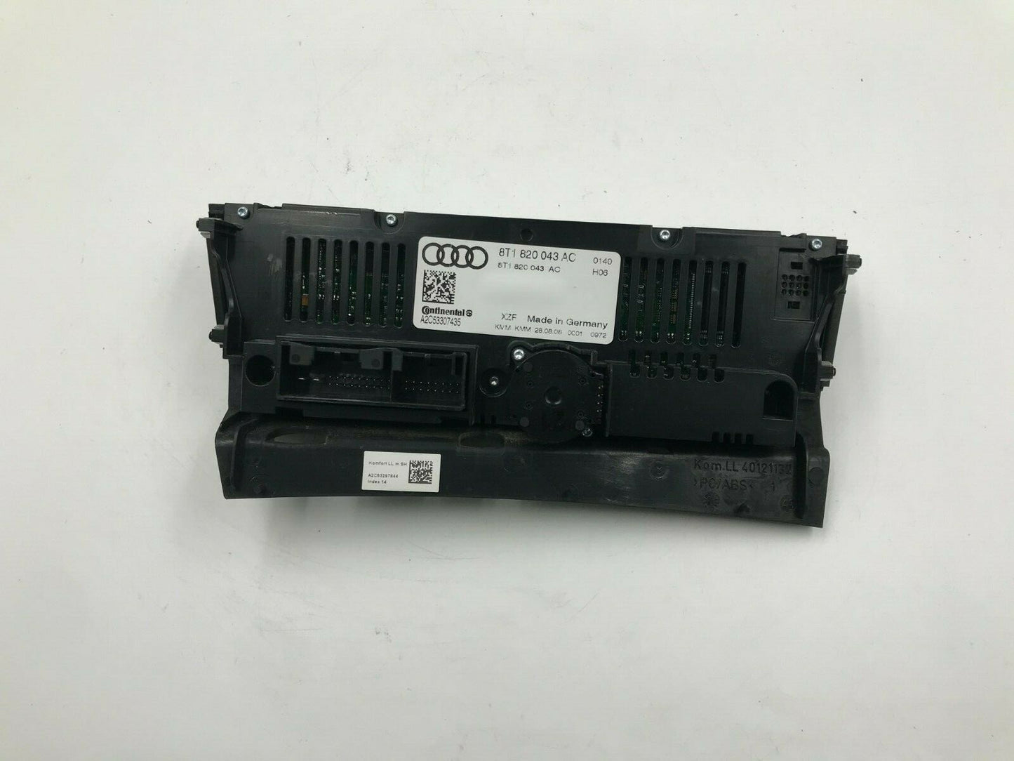 2009-2012 Audi A4 AC Heater Climate Control Unit OEM E01B15016