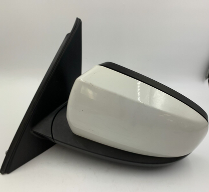 2011-2013 BMW X5 Driver Side View Power Door Mirror White OEM B03B24003