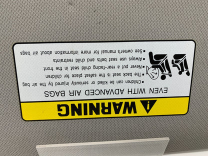 2014-2017 Hyundai Accent Passenger Sun Visor Gray OEM C01B01004