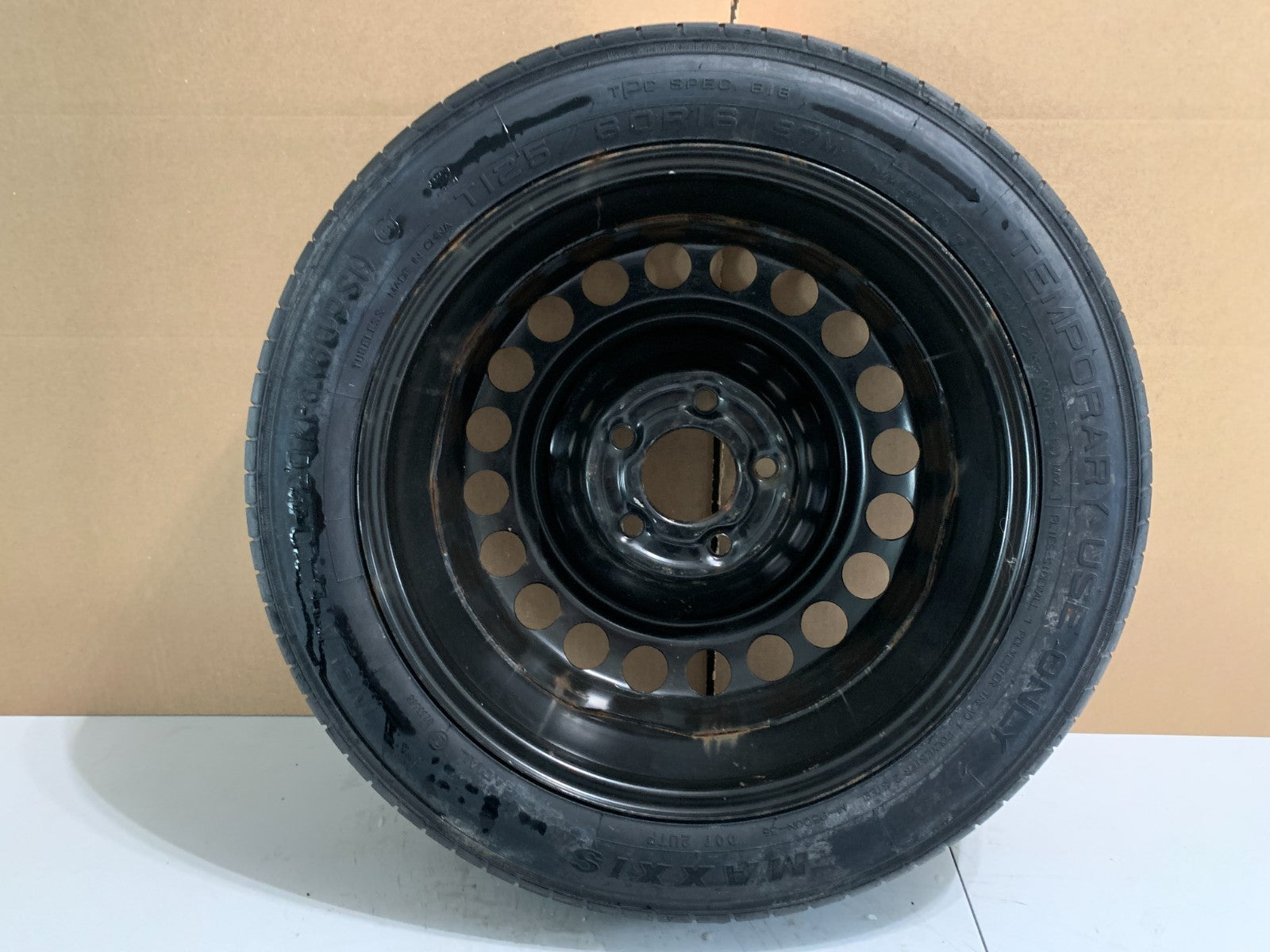 2016-2022 Chevrolet Malibu 16" Spare Tire Compact Donut T125/80R16