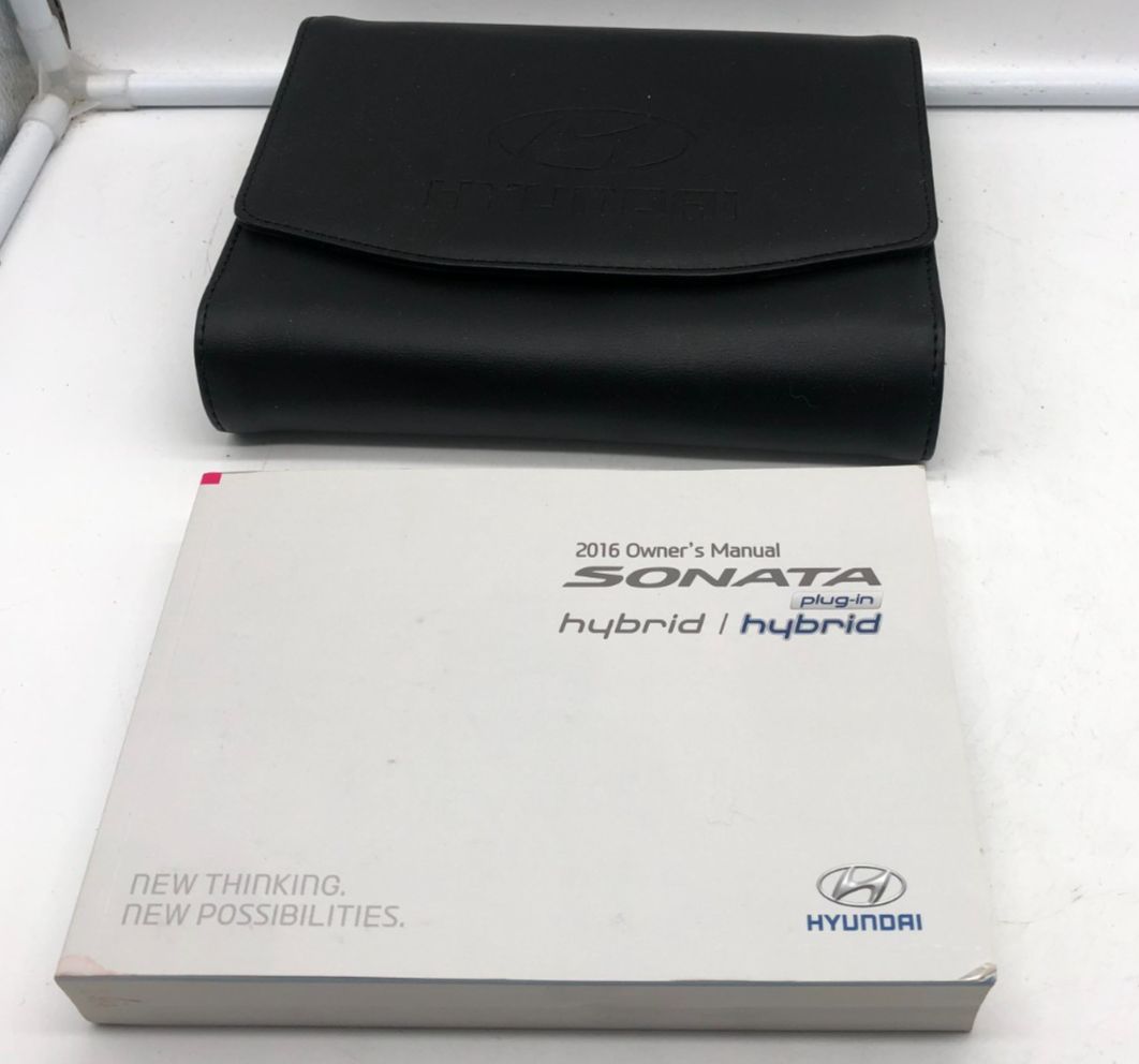 2016 Hyundai Sonata Owners Manual with Case OEM R01B08020
