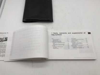 2002 Nissan Sentra Owners Manual with Case OEM R01B51003