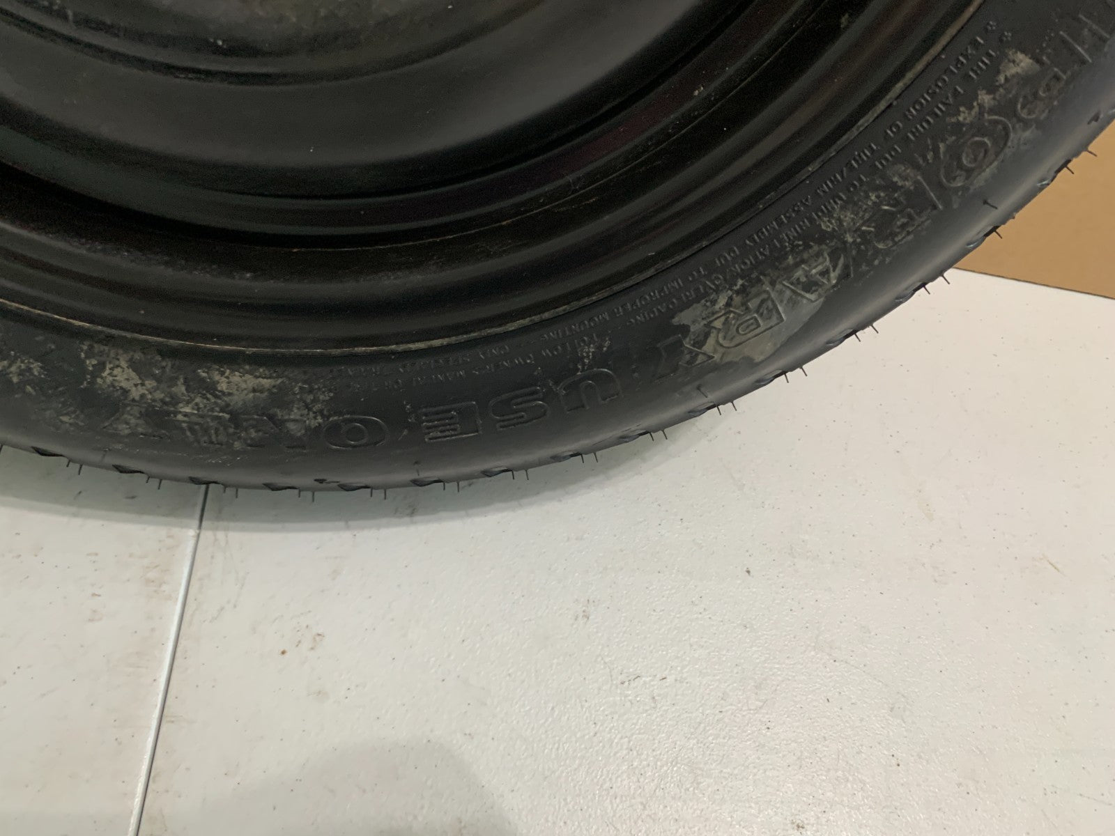2013-2020 Hyundai Elantra 15" Spare Tire Compact Donut T125/80D15 Emergency