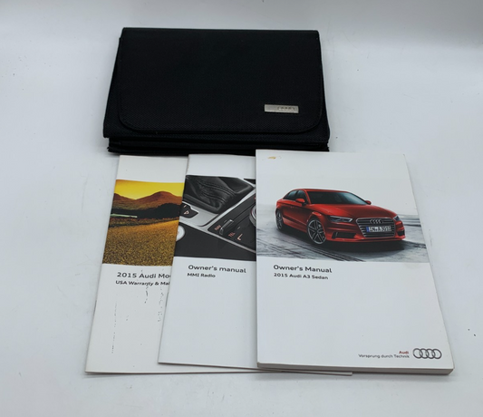 2015 Audi A3 Sedan Owners Manual Set with Case OEM D03B68016