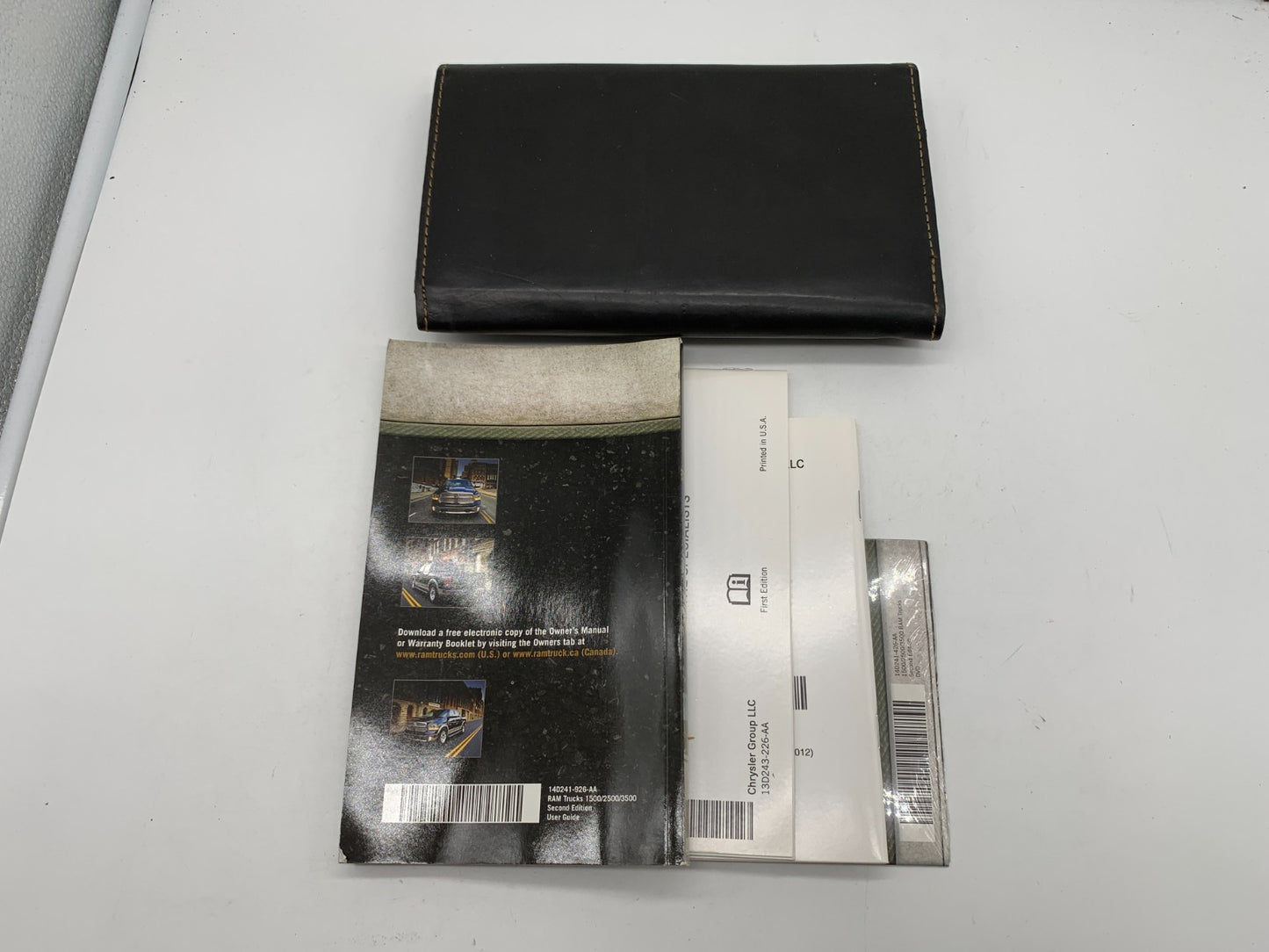 2014 Ram 1500 2500 3500 Owners Manual Set with Case OEM