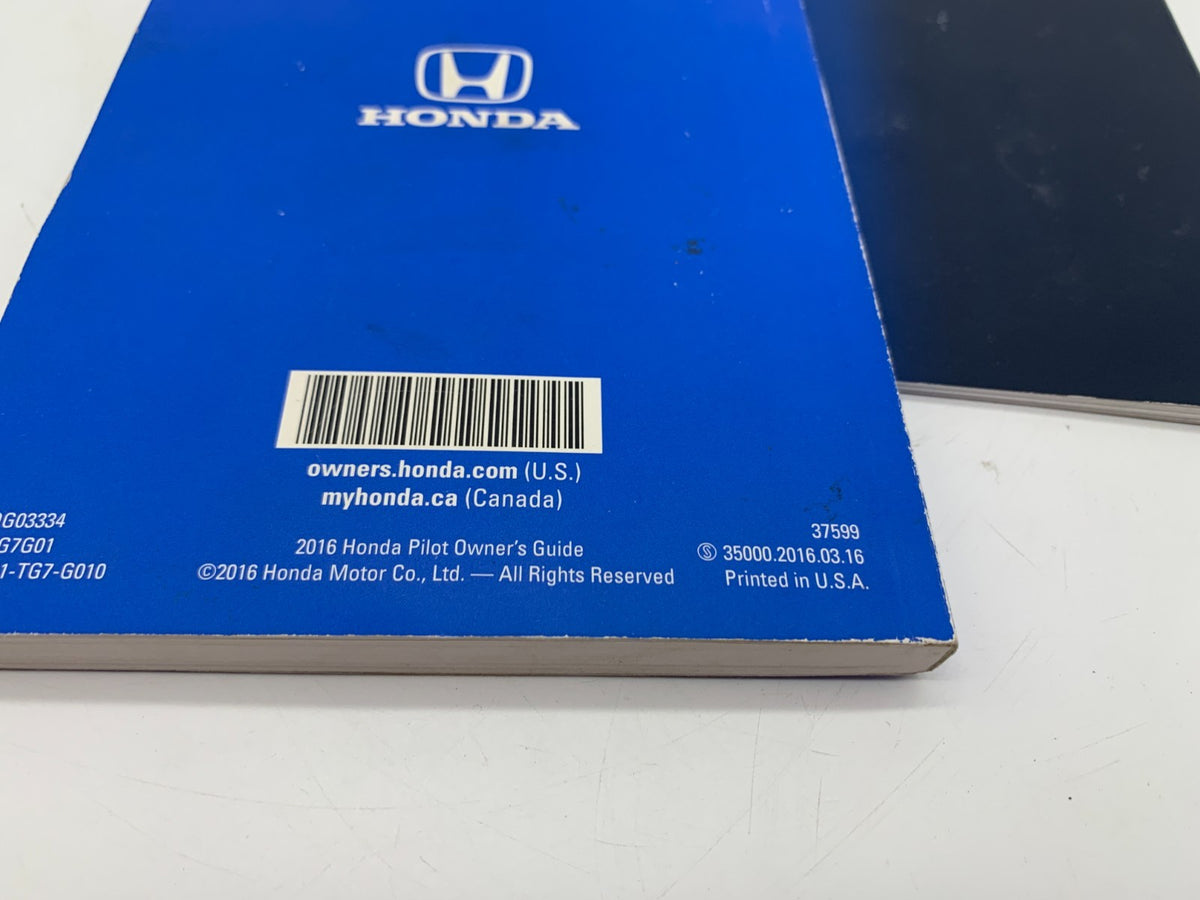 2016 Honda Pilot Owners Manual Set OEM D01B41077