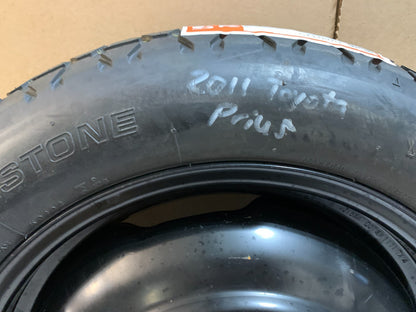 2010-2015 Toyota Prius 16" Spare Tire Compact Donut T135/80D16 OEM