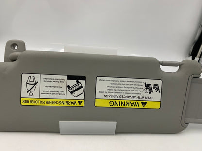 2011-2016 Kia Sportage Passenger Sun Visor Gray OEM D01B59009