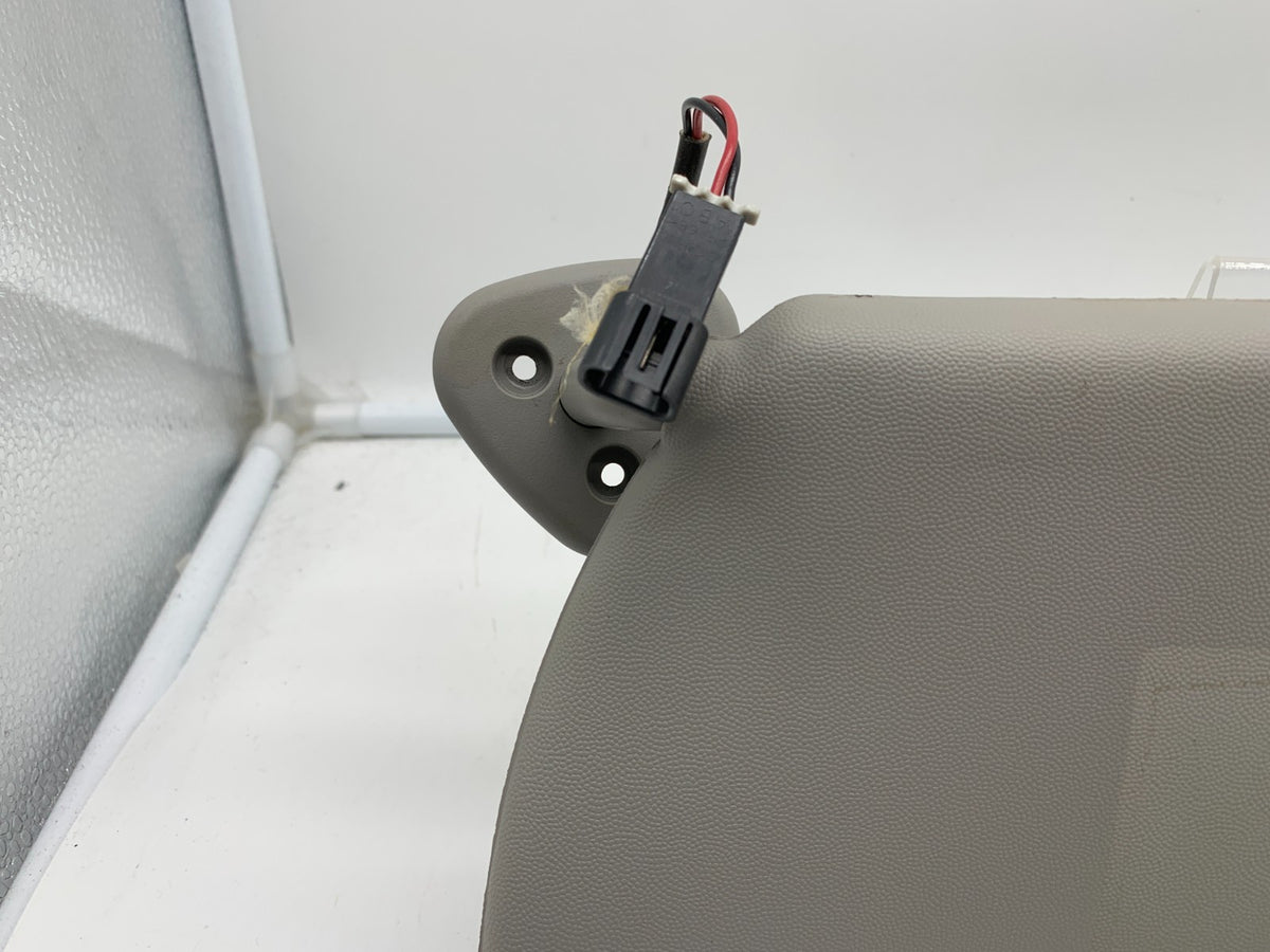 2004-2009 Cadillac SRX Passenger Sun Visor Illuminated Gray OEM A04B15003