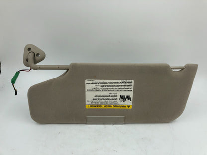 2008-2009 Mercury Sable Passenger Sun Visor Tan Illuminated OEM B02B29003