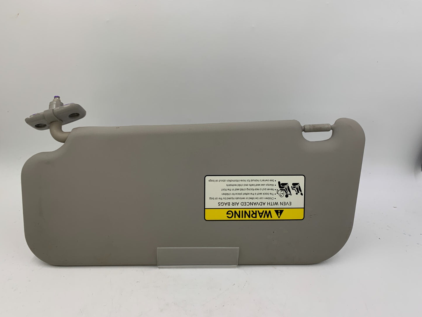 2010-2013 Kia Soul Passenger Sun Visor Gray OEM B02B52034