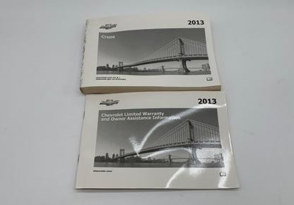 2013 Chevrolet Cruze Owners Manual Set OEM C03B49012