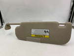 2011-2016 Kia Optima Passenger Sun Visor Sunvisor Beige OEM M01B24002