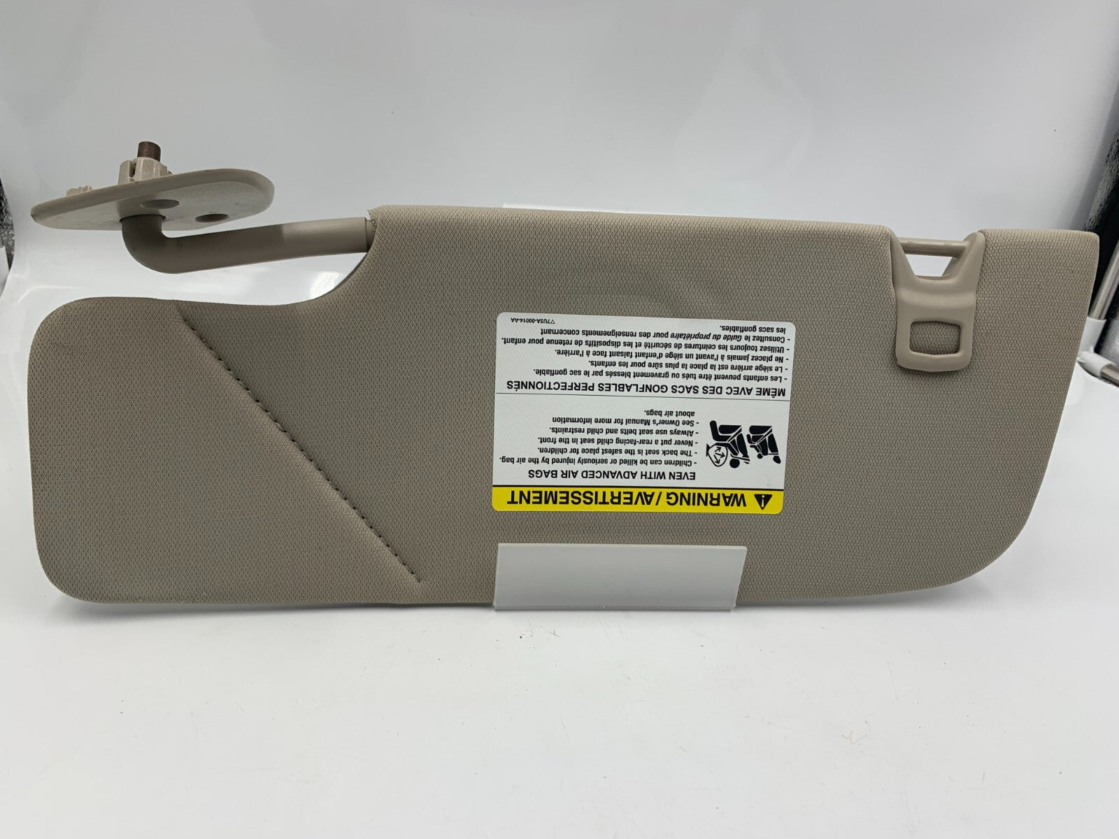 2005-2011 Ford Mustang Passenger Sun Visor Gray OEM E03B02025