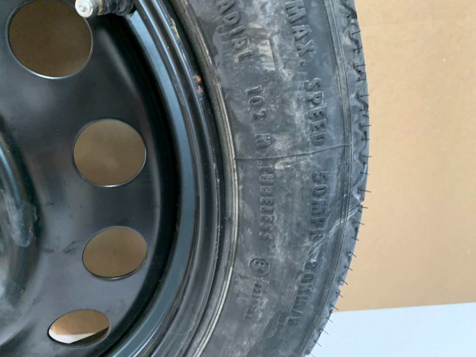 2004-2010 BMW 5 Series E60 17" Spare Tire Compact Donut T135/80R17