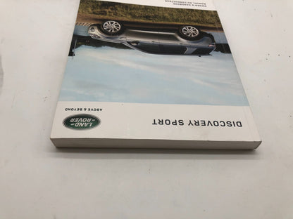 2017 Land Rover Discovery Sport Owners Manual Set with Case OEM A02B21003