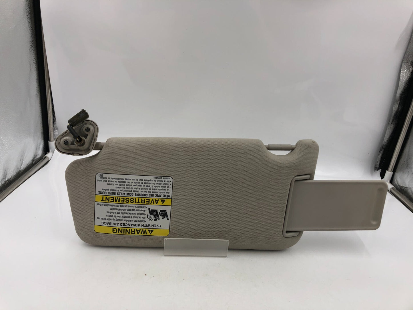 2010-2014 Subaru Legacy Passenger Sun Visor Gray Illuminated OEM B03B12051