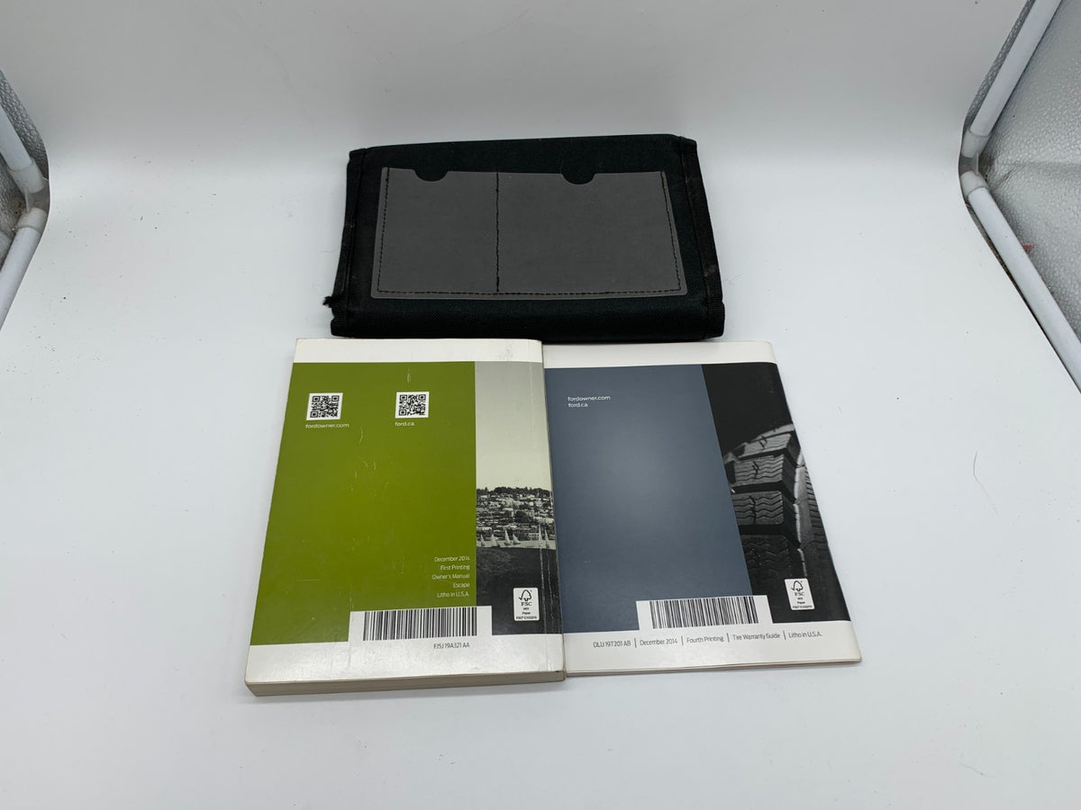 2015 Ford Escape Owners Manual Set with Case OEM B02B16004