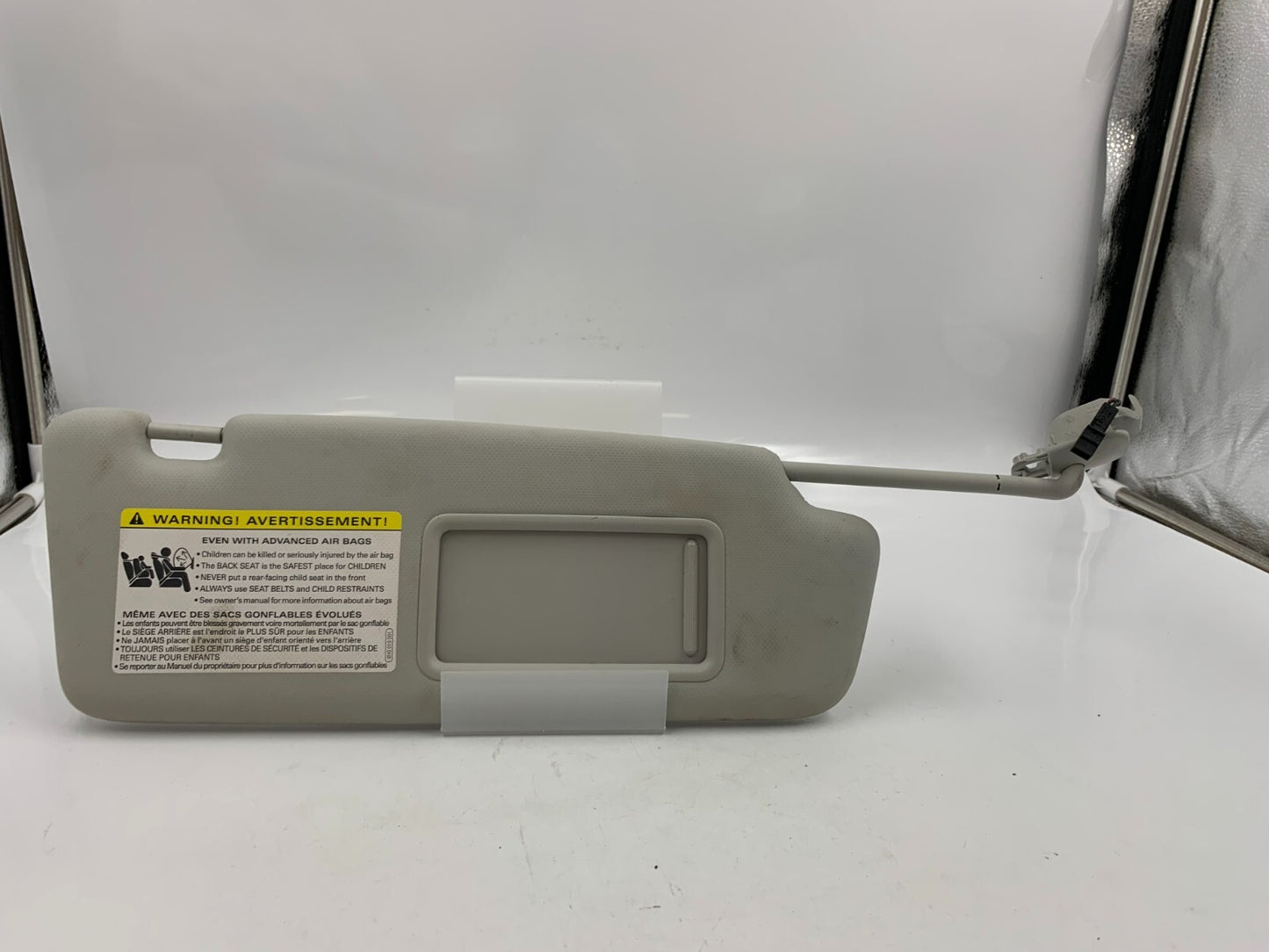 2009-2012 Audi A4 Passenger Sun Visor Gray Illuminated OEM B01B53008