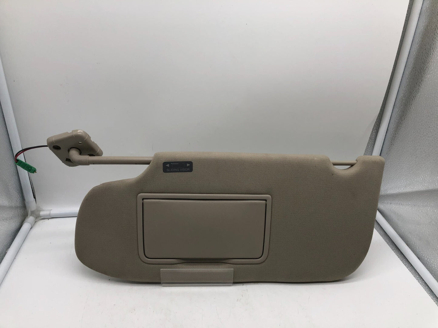 2010-2012 Ford Taurus Driver Sun Visor Gray Illuminated OEM B02B50027