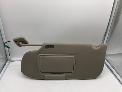 2010-2012 Ford Taurus Driver Sun Visor Gray Illuminated OEM B02B50027