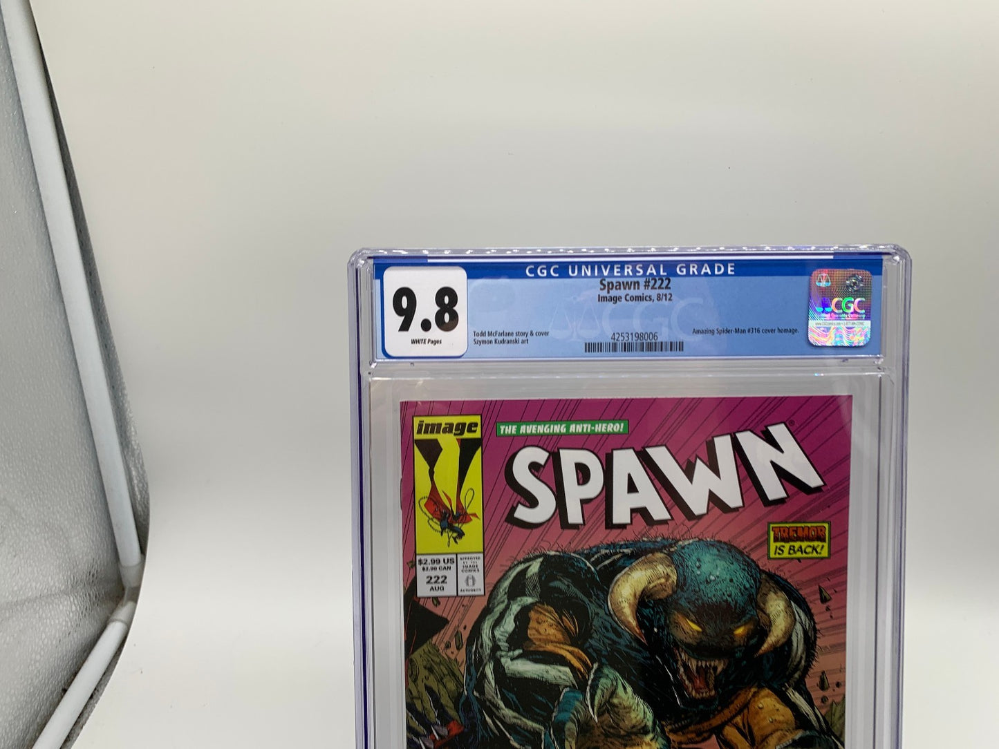 Spawn #222 CGC 9.8 ASM #316 Homage Cover Todd McFarlane