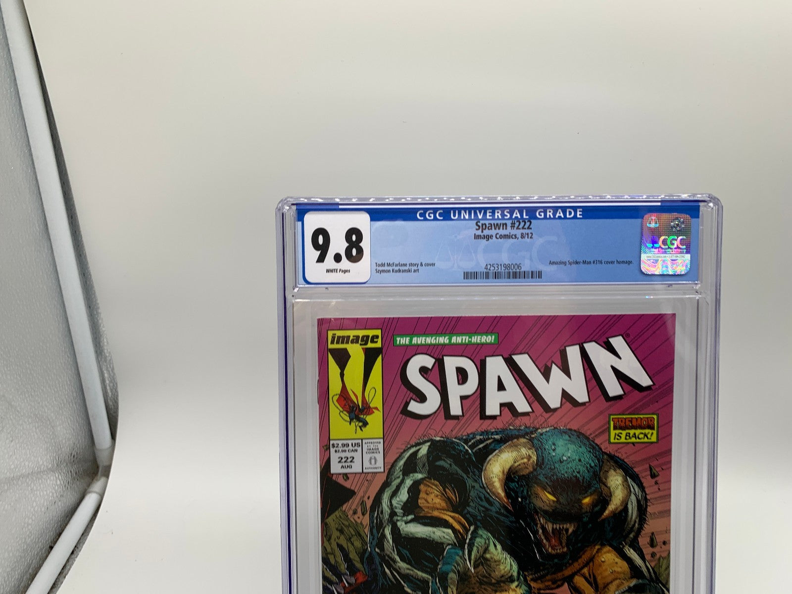 Spawn #222 CGC 9.8 ASM #316 Homage Cover Todd McFarlane