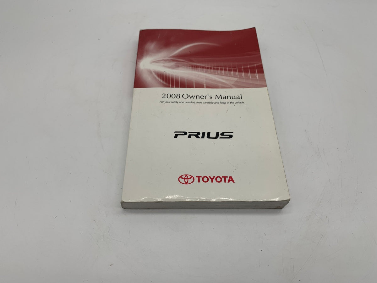 2008 Toyota Prius Owners Manual OEM R01B03023