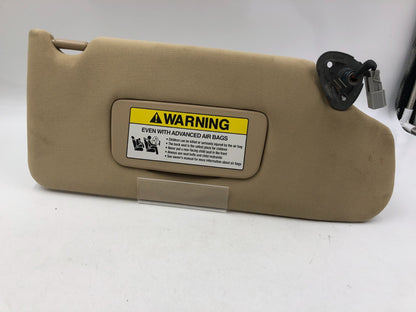 2004-2008 Acura TL Passenger Sun Visor Tan Illuminated OEM D03B53024