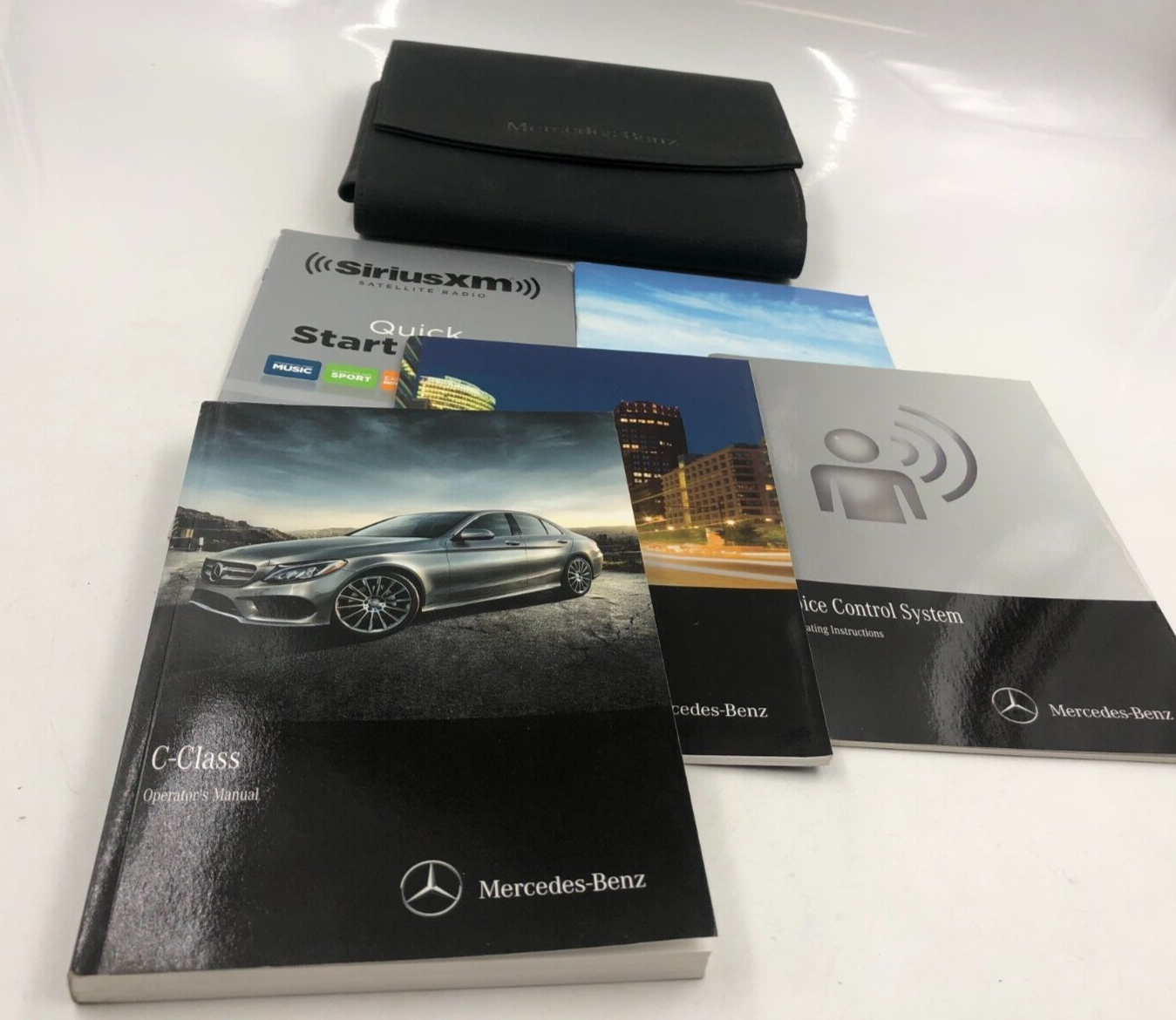 2016 Mercedes-Benz C Class Owners Manual Set with Case OEM E03B32059