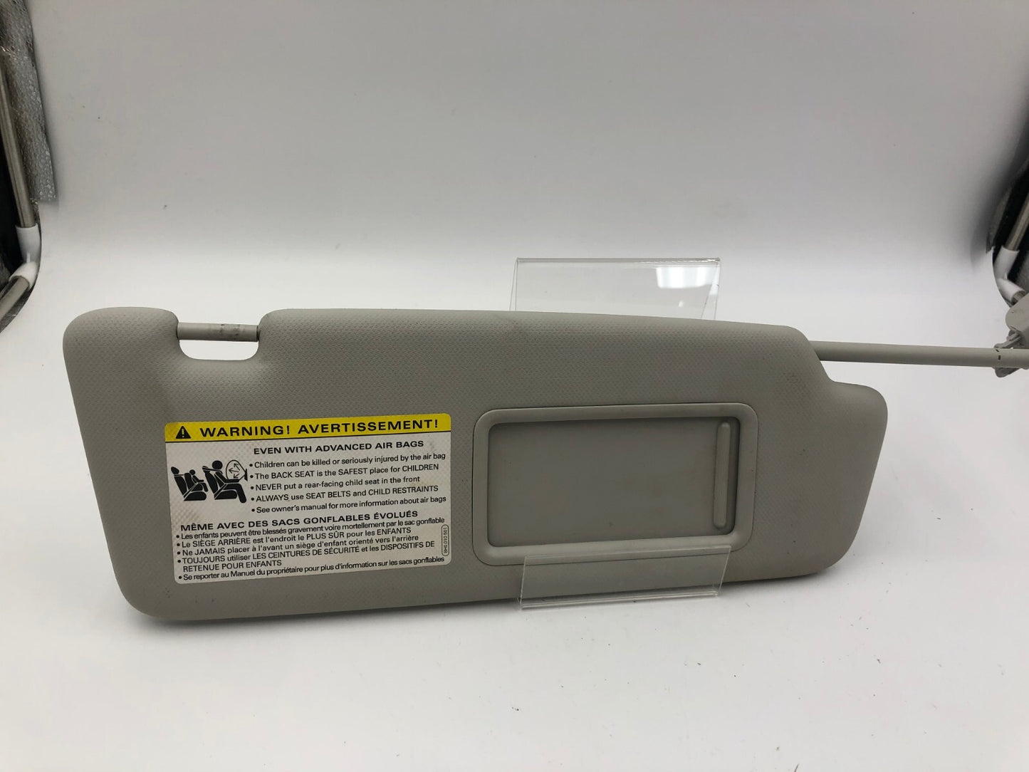 2009-2012 Audi A4 Passenger Sun Visor Gray Illuminated OEM C01B52023