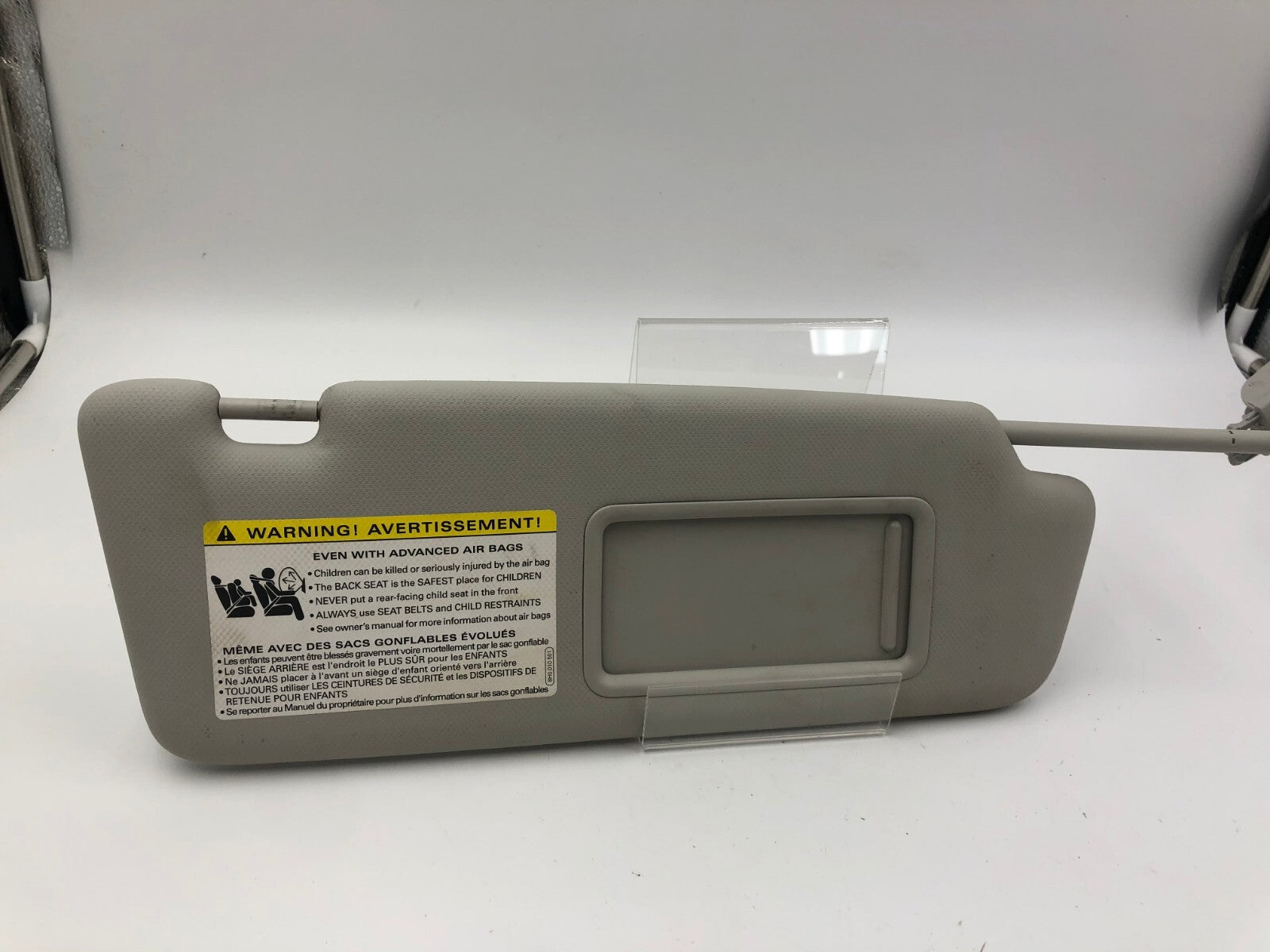 2009-2012 Audi A4 Passenger Sun Visor Gray Illuminated OEM C01B52023