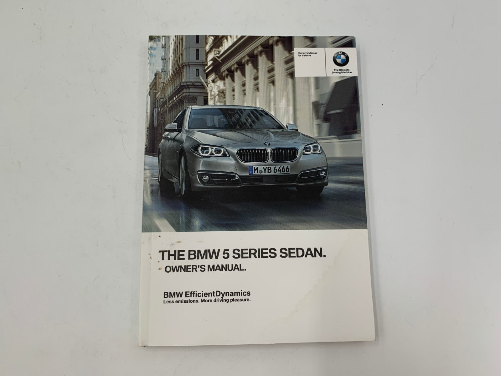 2014 BMW 5 Series Owners Manual Set with Case OEM D02B45021