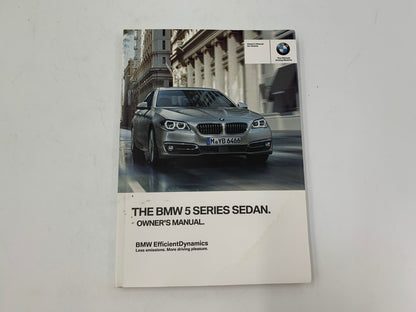 2014 BMW 5 Series Owners Manual Set with Case OEM D02B45021