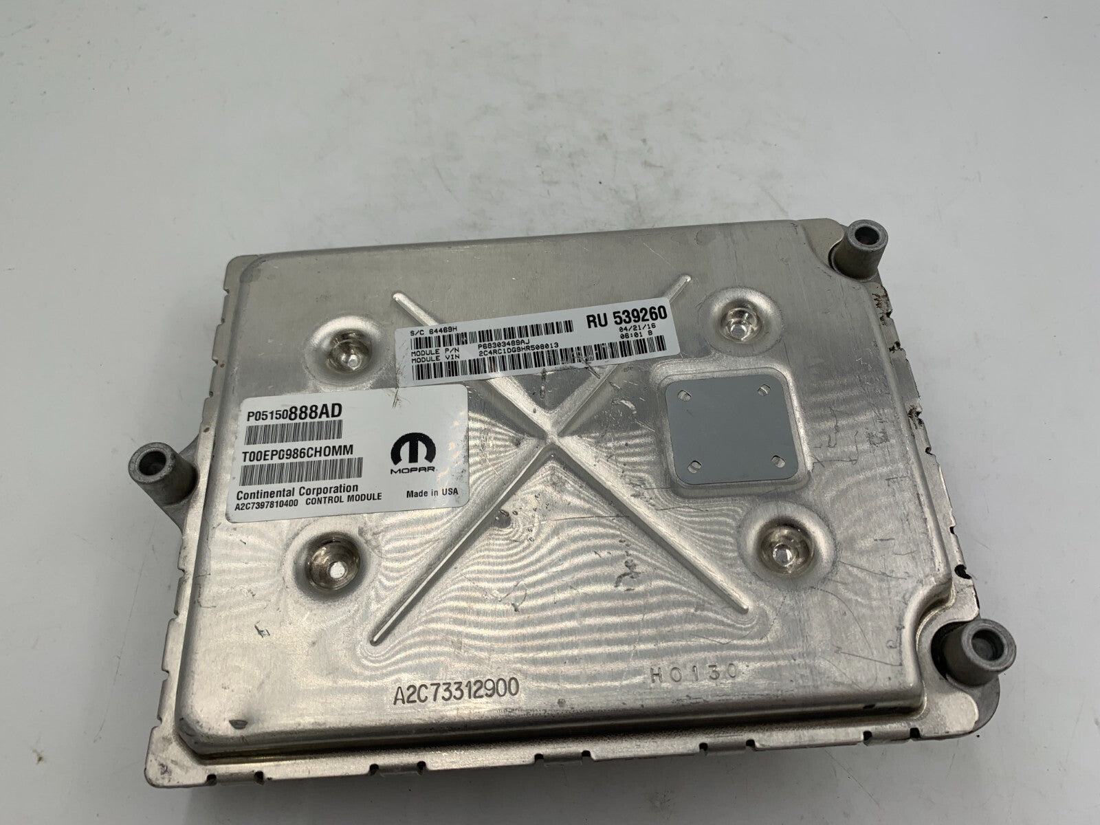 2017 Chrysler Pacifica Engine Control Module Computer Brain ECU ECM B01B07037