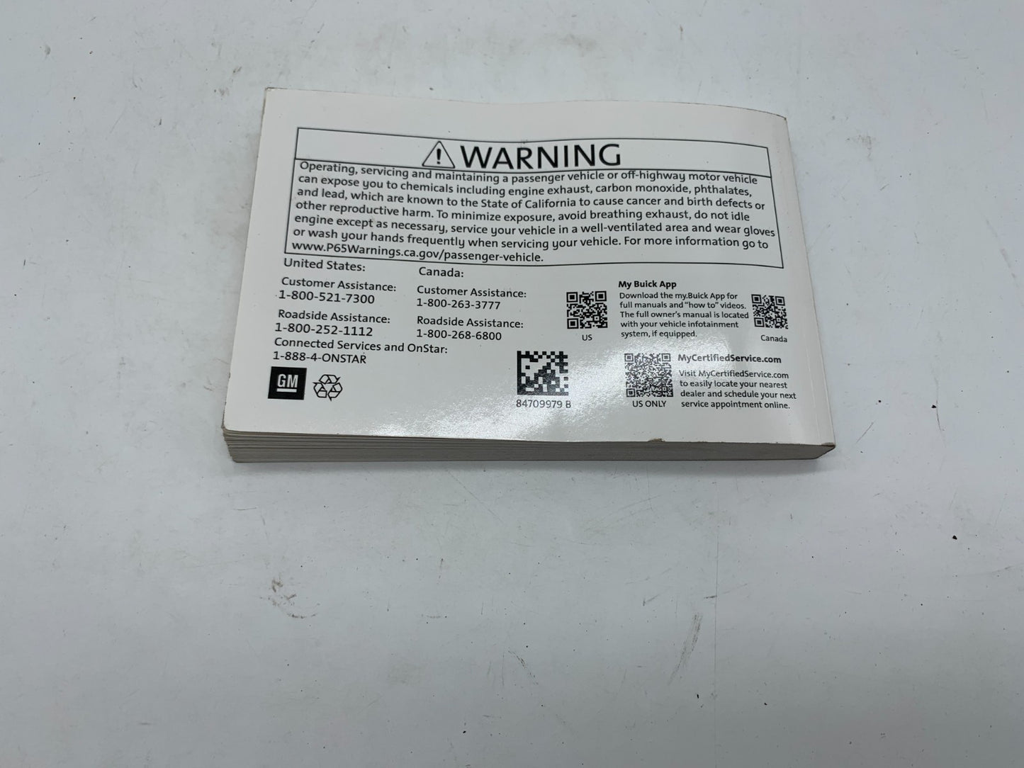 2021 Buick Encore Owners Manual OEM