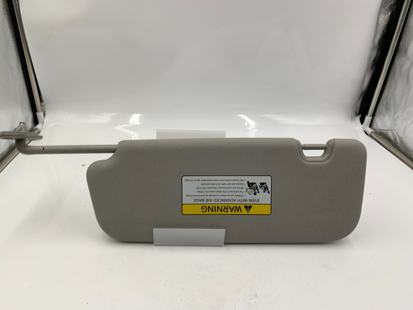2014-2016 Kia Forte Passenger Sun Visor Gray OEM D04B37028
