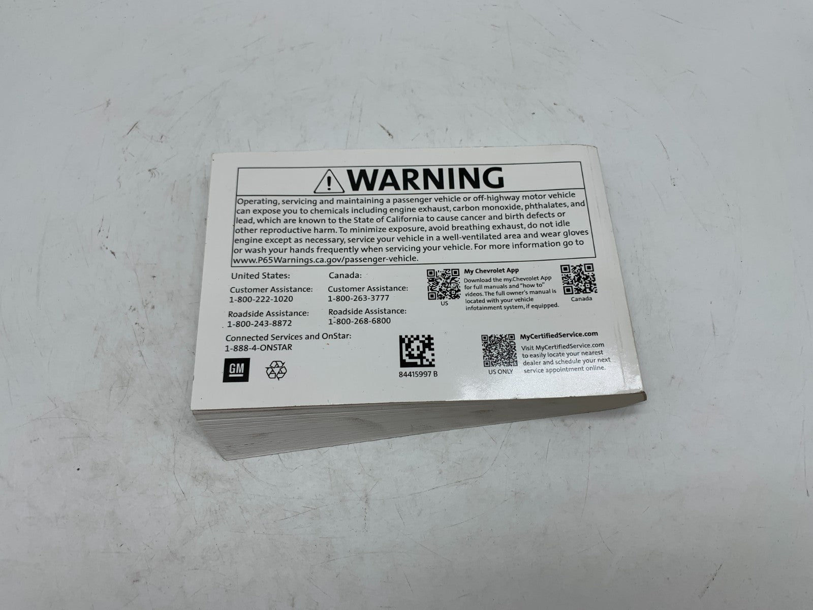 2021 Chevy Traverse Owners Manual OEM A03B43010